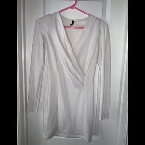Long Sleeved White Dress